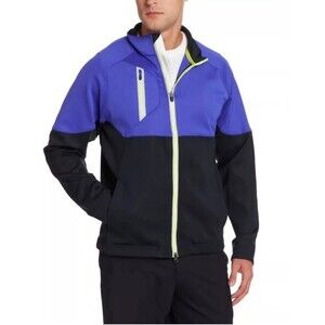 Zero Restriction Z500 Full Zip Block Ribbon Black Tech Golf Jacket Size L